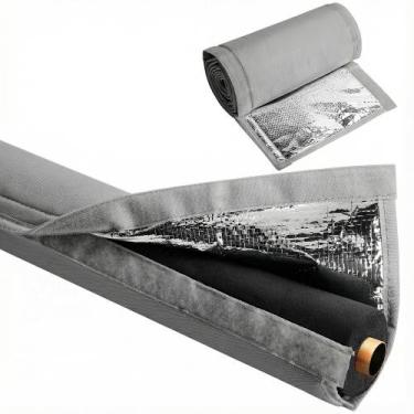 Imagem de Capa Isolante para Tubo de HVAC Nkiy Quen 183 x 26 cm Cinza