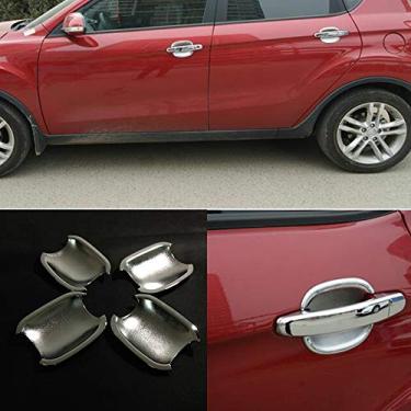 Imagem de JIERS Para Citroen Elysee 2014-2016, acabamento ABS cromado para porta lateral do carro, 4 peças