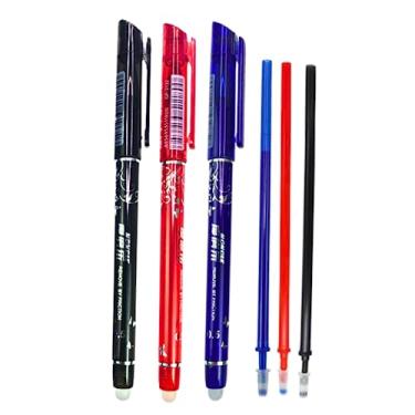 Imagem de Caneta que Apaga Fantasminha 3 canetas + 3 Refis(azul, preta e vermelha)