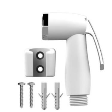 Imagem de Gatilho C/SUPORTE Ducha Higienica ABS Branca Censi 7561