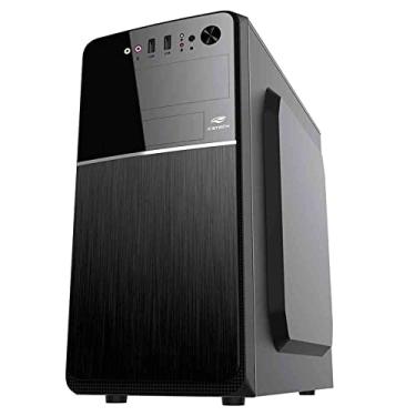 Imagem de Gabinete Micro ATX C3Tech, preto, com fonte 200w, MT-24V2BK