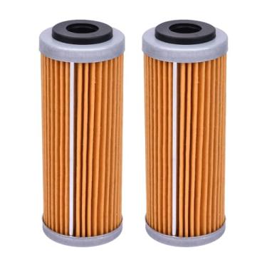 Imagem de YIPEDISC 2 pacotes de filtros de óleo HF652 adequados para Hus-qvarna FC250 FE250 FE350 2014-2022 FC350 2015-2022 FC450 FS450 2016-2022 FX350 FE450 FX450 FE50 01 20 17-2022 77338005100 77338005101