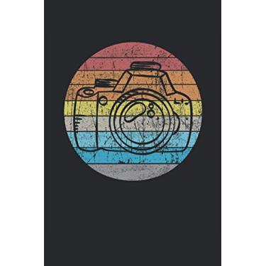 Imagem de Kamera Line Art Objektiv Fotograf Zeichnung Retro Vintage: NOTIZBUCH - Lustiges Vintage Kamera Kameramann Regisseur Design, Retro Geschenkidee - A5 ... Buch, Sketch, Planer, Geburtstag, Training