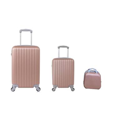 Imagem de Kit 2 Malas De Viagem 10Kg E 23Kg + Frasqueira Rodinha 360