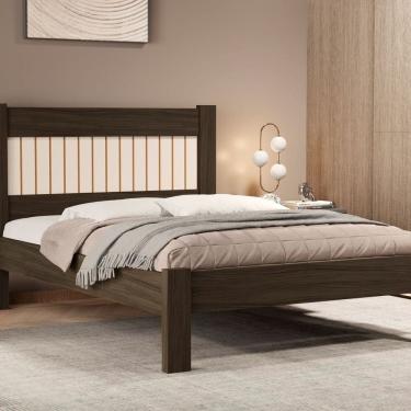 Imagem de Cama Casal Para Quarto Em Mdf Bela Soft Chocolate