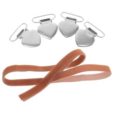 Imagem de LALAFINA 1 Conjunto De Clipes Elásticos De Lona Para Ponto Cruz Clipes De Tensão Lateral Para Haste De Rolagem Suportes Para Tecido De Ponto Cruz De Bordado De Tensão De Tecido De