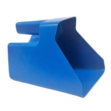 Imagem de YIJU Colher de ração fechada, colher de grãos reutilizável com alça confortável, de mão para gado, cavalos, galinhas, fazendeiros