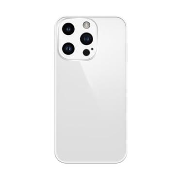 Imagem de Capinha Compativel com iPhone 13 Pro Verso Vidro Reflexivo Bordas de Silicone Luxuosa Premium Com Proteção de Camera