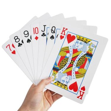 Imagem de Cartas de baralho Yuanhe Jumbo Large Deck Casino Party Decor