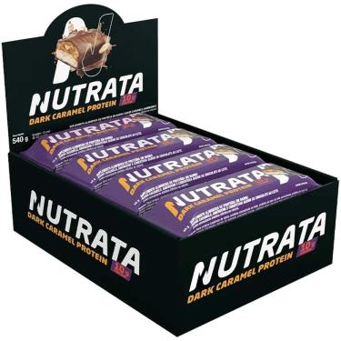 Imagem de Nutrata Dark Caramel Protein Display 12 Barra de Proteína