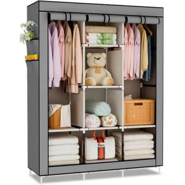 Imagem de Guarda-Roupa dobrávelPreto Snel Home - Uzy