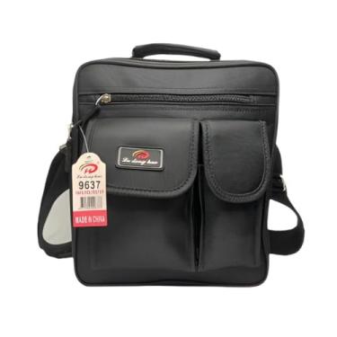 Imagem de Genérico, Mochila Bolsa Pasta Masculina Tiracolo Marrom Resistente Semi Impermeável Trabalho Escola Faculdade