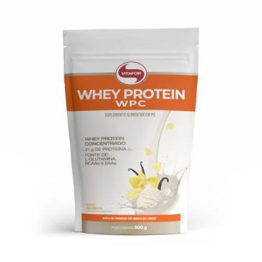 Imagem de Whey Protein WPC Vitafor Sabor Baunilha 900g