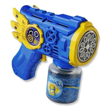 Imagem de Brinquedo Maquina Bolha De Sabão Pistola Automática C/ Luz C - REDFIN