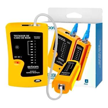 Imagem de Testador de Cabos de Rede e Cabo de Telefone Exbom FEPRO-TR2 - Congrat
