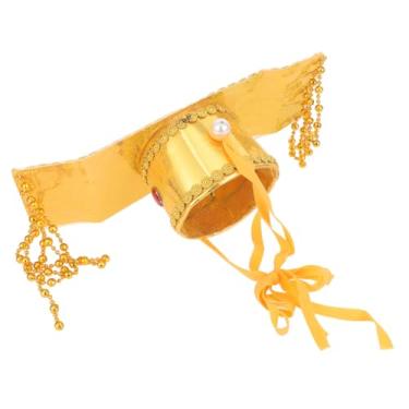Imagem de NAMOARLY chapéu de estilo chapéu antigo asiático elenco vestidos o presente chapéu de festa chapéu do antigo imperador cosplay Chapéu do Imperador gorro de dragão acessórios boné de oficial
