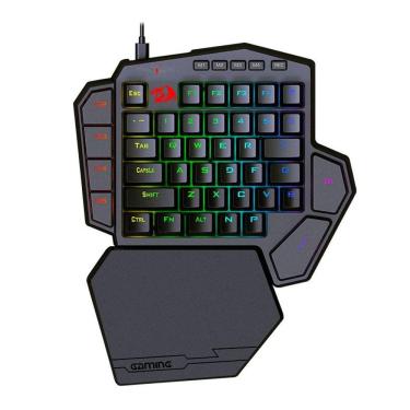Imagem de Teclado Mecanico DITIX OneHanded Redragon RGB SwitAzul K601-RGB