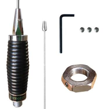 Imagem de Antena Enfeite Bobinada Mini Maria Mole 1,35 Metros Anti Furto Steelbr