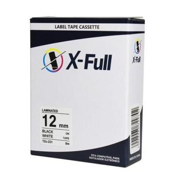 Imagem de Fita Compatível Brother Tze 231 Branca Letra Preta 12Mm - Geral