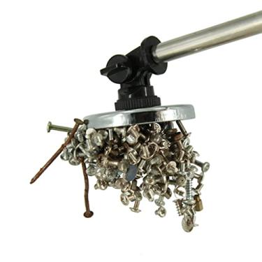 Imagem de Ferramenta de captação magnética pesada telescópica de 13,6 kg de 91 cm de comprimento, ímã de área grande de 6 cm, a sucção é mais estável, gire a alça telescópica com vassoura de cordão, ótimo para