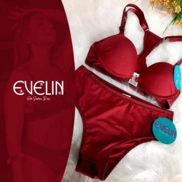 Imagem de Conjunto microfibra nadador - Evelin, Vinho, G