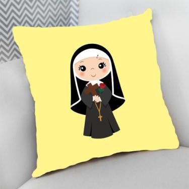 Imagem de Almofada Decorativa Cheia c/ Zíper Estampas Evangélico Católico - Delu
