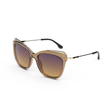 Imagem de Óculos Solar Colcci Lua C0187j08a7 Marrom Translúcido Lente Roxo Degra