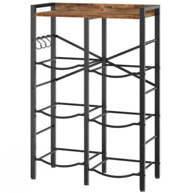 Imagem de Suporte para Galão de Água HOOBRO - 5 Galões, 6 Garrafas, 3 Andares - 