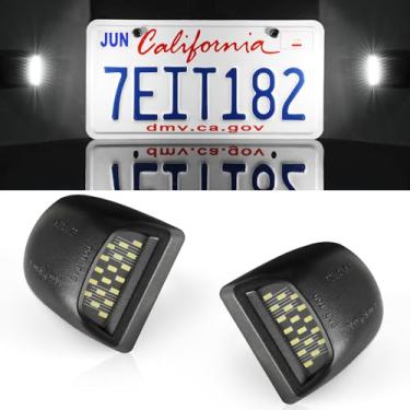 Imagem de Lâmpada de LED LivTee de LED para montagem de lâmpada branca à prova d'água para Cadillac Escalade Chevy Silverado 1500 2500 3500 Suburban Tahoe GMC Sierra 1500 2500 3500 Yukon XL, Xenon Branco (2 peças)