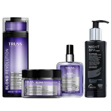 Imagem de Kit Truss Blond Revolution - Shampoo 300ml + Máscara 180g + Finalizado