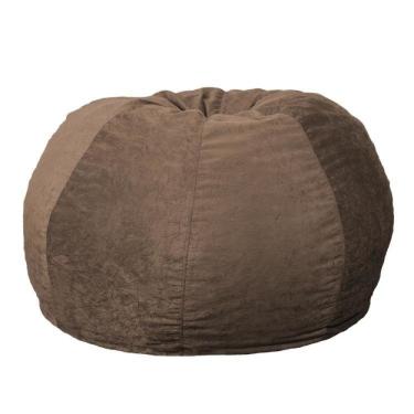 Imagem de Puff Maçã 120cmx115cmx95cm Confort Siena Móveis Marrom Claro