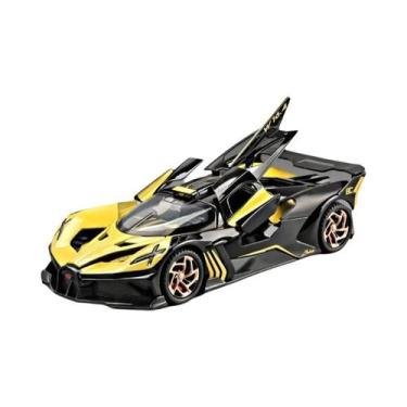 Imagem de 1:32 Escala Bugatti Volcano Sports Car Modelo Lijiaxin Liga Som Luz Or
