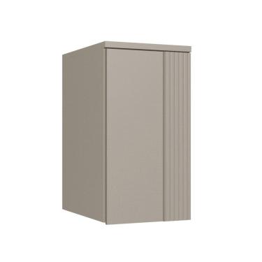 Imagem de Módulo Guarda-roupa Aéreo 1 Porta Elegance Níquel Canelado