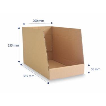 Imagem de Caixa Papelão Organizadora Estoque Colmeia Ga03  25 Unidades - Embalag