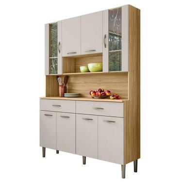 Imagem de Kit Cozinha Golden Plus 8 Portas Freijó Soft - Kits Paraná