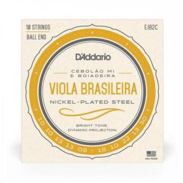 Imagem de Encordoamento Para Viola D Addario EJ82C Nickel Plated Steel .010 [F002]