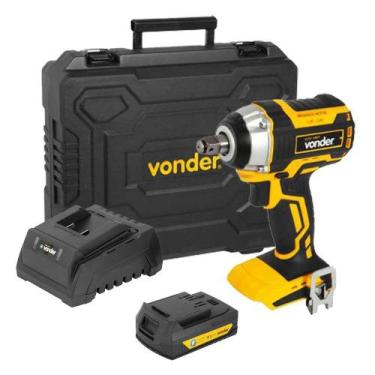 Imagem de Chave de Impacto Com Bateria e Carregador 18v 2AH ICIV1807 Vonder