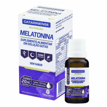 Imagem de Suplemento Alimentar Melatonina em Gotas Sem Sabor 20ml