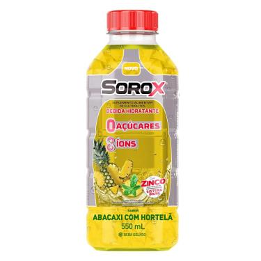 Imagem de Bebida Hidratante Sorox Abacaxi com Hortelã Zero 550ml