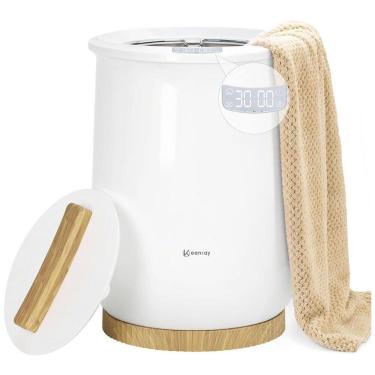 Imagem de Aquecedor de Toalhas Keenray Atualizado, Grande, com 3 Modos de Aquecimento, Tempo Ajustável de 30/45/60 Min e Timer de Atraso de Até 24