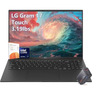 Imagem de LG -Gram Laptop-43.2 cm Touchscreen 2.5K - Processador Intel Core Ultra 7 - RAM 32GB -SSD PCIe 2TB -Windows 11 -Teclado Retroiluminado - 2025 AI PC Copilot - Ultrafino Leve - Trabalho de Negócios