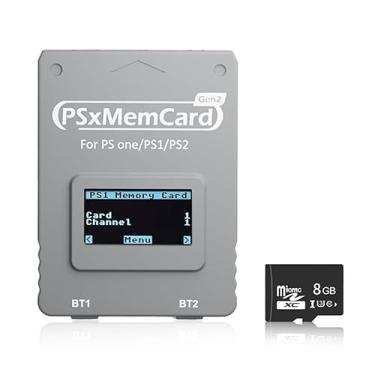Imagem de PSxMemCard Gen2 SD2PSX Memory Card For PS1/PS2 - Gray
