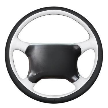 Imagem de MEWANT Capa de volante estilo 3D com costura DIY para Chevrolet Tahoe Silverado 1995-1997/Chevrolet C1500 C2500 1995-1997 Acessórios de volante para Tahoe Silverado