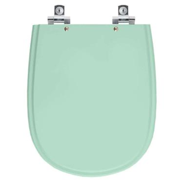 Imagem de Assento Sanitário Soft Close Paris Verde Claro Para Vaso Ideal Standard