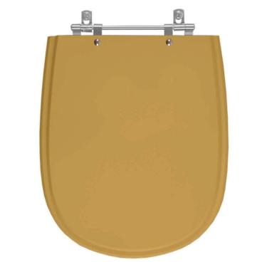 Imagem de Assento Sanitário Poliester Paris Amendoa Para Vaso Ideal Standard
