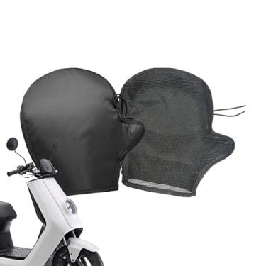 Imagem de de guidão de motocicleta, de guidão de bicicleta | Capa de ventilação antiderrapante impermeável Oxford à prova de sol com isolamento térmico para carro elétrico