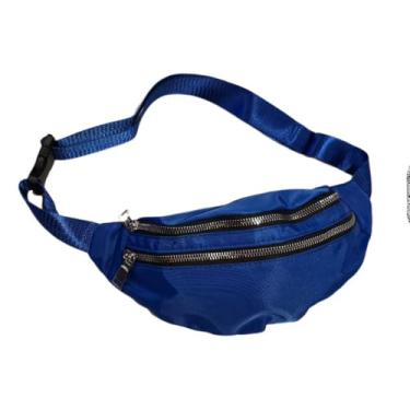 Imagem de Pochete Celular para Academia, 2 Compartimentos, Material Poliéster e Plástico, Resistente à Água, 28x13x9cm, para Corrida e Viagem