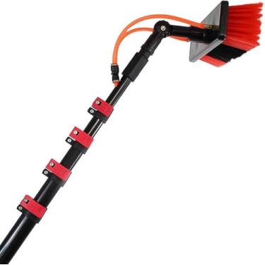 Imagem de Kit de poste alimentado por água, poste de limpeza solar, sistema de limpeza de painel solar, ferramenta de lavagem de janelas (3,6 m)