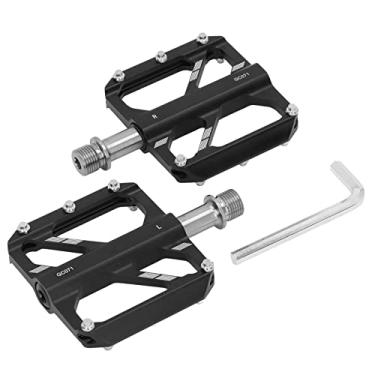 Imagem de Pedais de bicicleta Liga 3 Rolamentos Largos Antiderrapantes Design Esqueletizado Leve para Bicicleta de Estrada Ciclismo Mountain Bike
