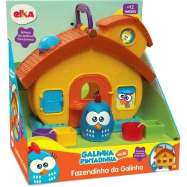 Imagem de Brinquedo Educativo Galinha Pintadinha Fazendinha - Elka